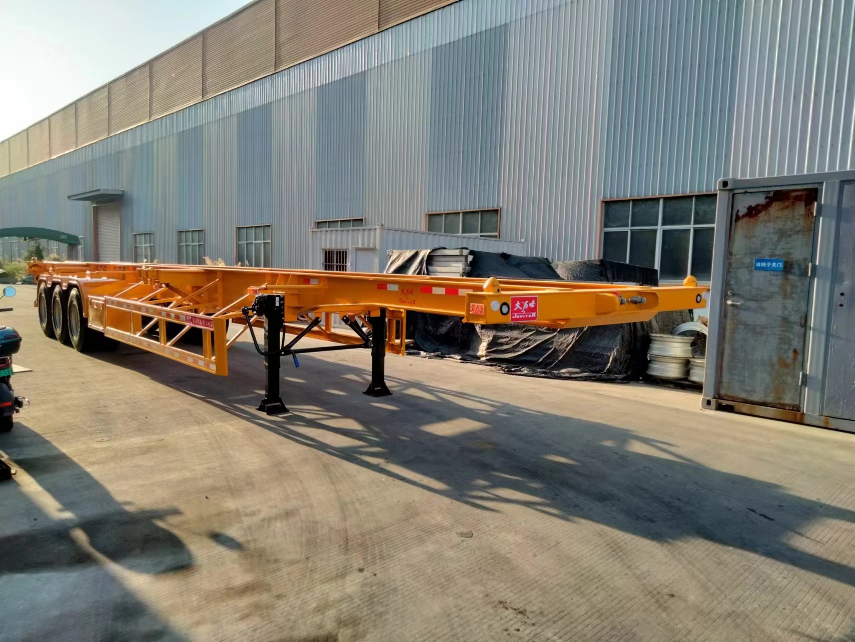 Tapos na ang 45ft container chassis at ipapadala ngayong weekend