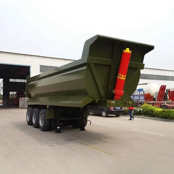 3 Axles Dumper Semi Trailer na may High Tensile Steel