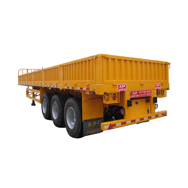 40ft 3 axles dropside semi trailer
