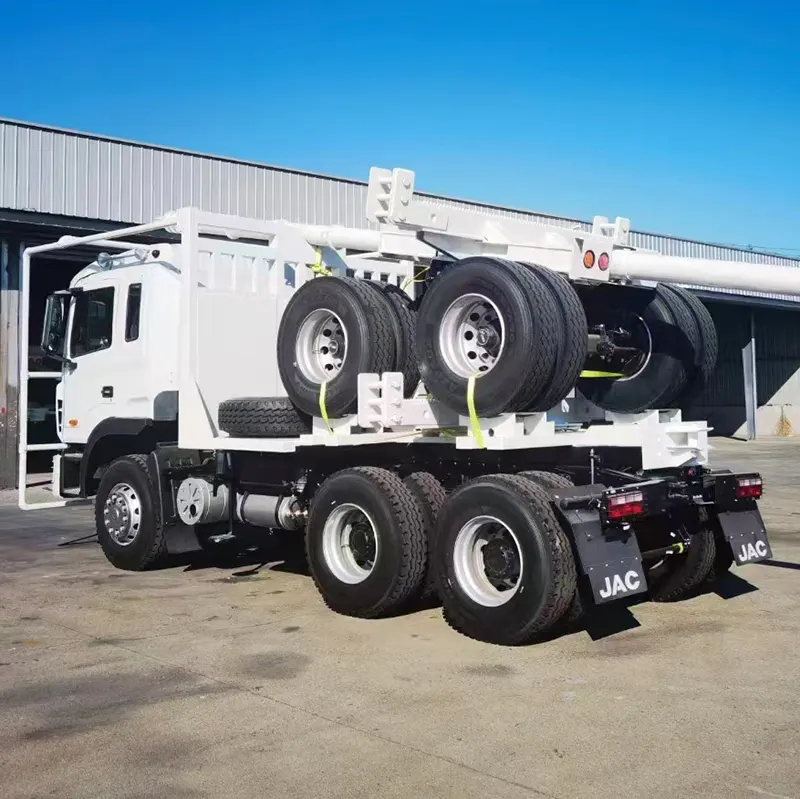 Howo Log Trailer Truck para sa Transportasyon ng Logs Woods at Timbers