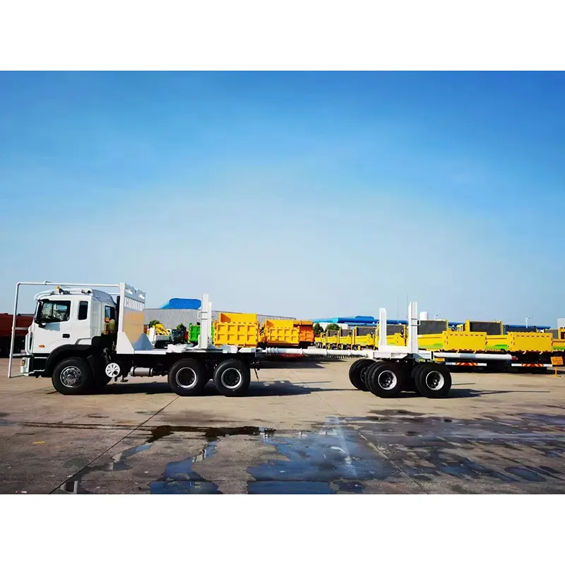 ATV Timber Trailer na may Crane