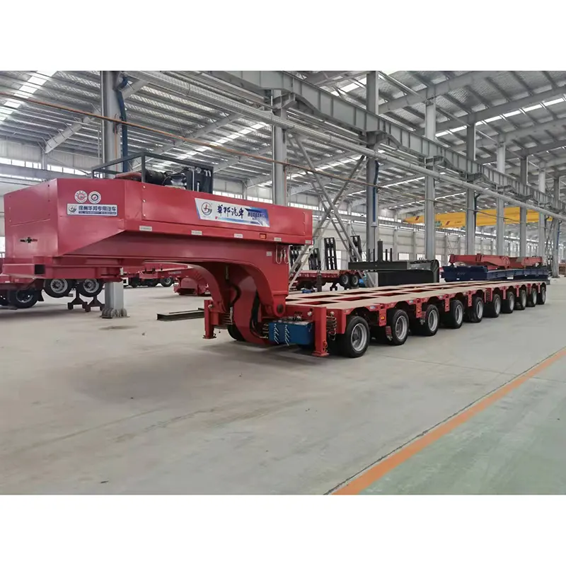 Multi-axle Modular Semi Trailer na may Hydraulic Steering System