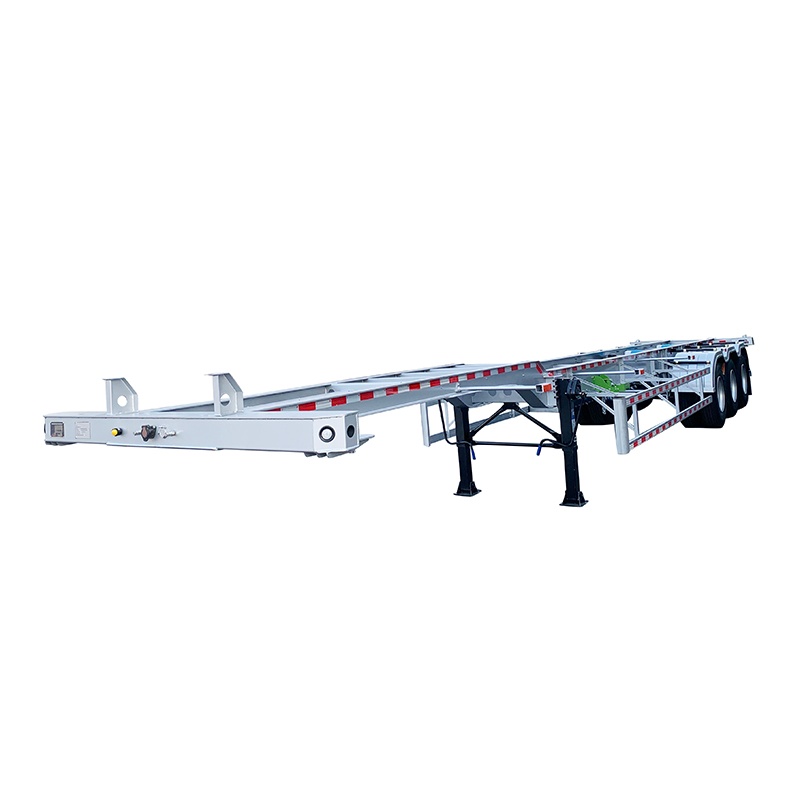 Semi flatbed trailer